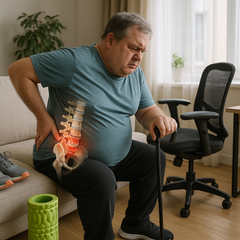 Selätä alaselän nivelrikko: liikunta ja apuvälineet avuksi