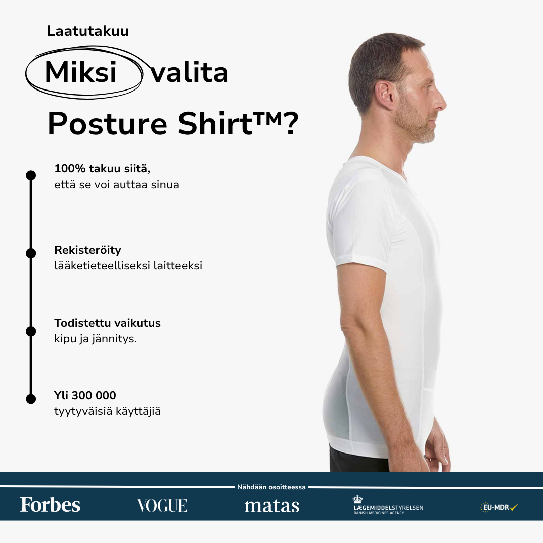 Men's Posture Shirt™ - Valkoinen