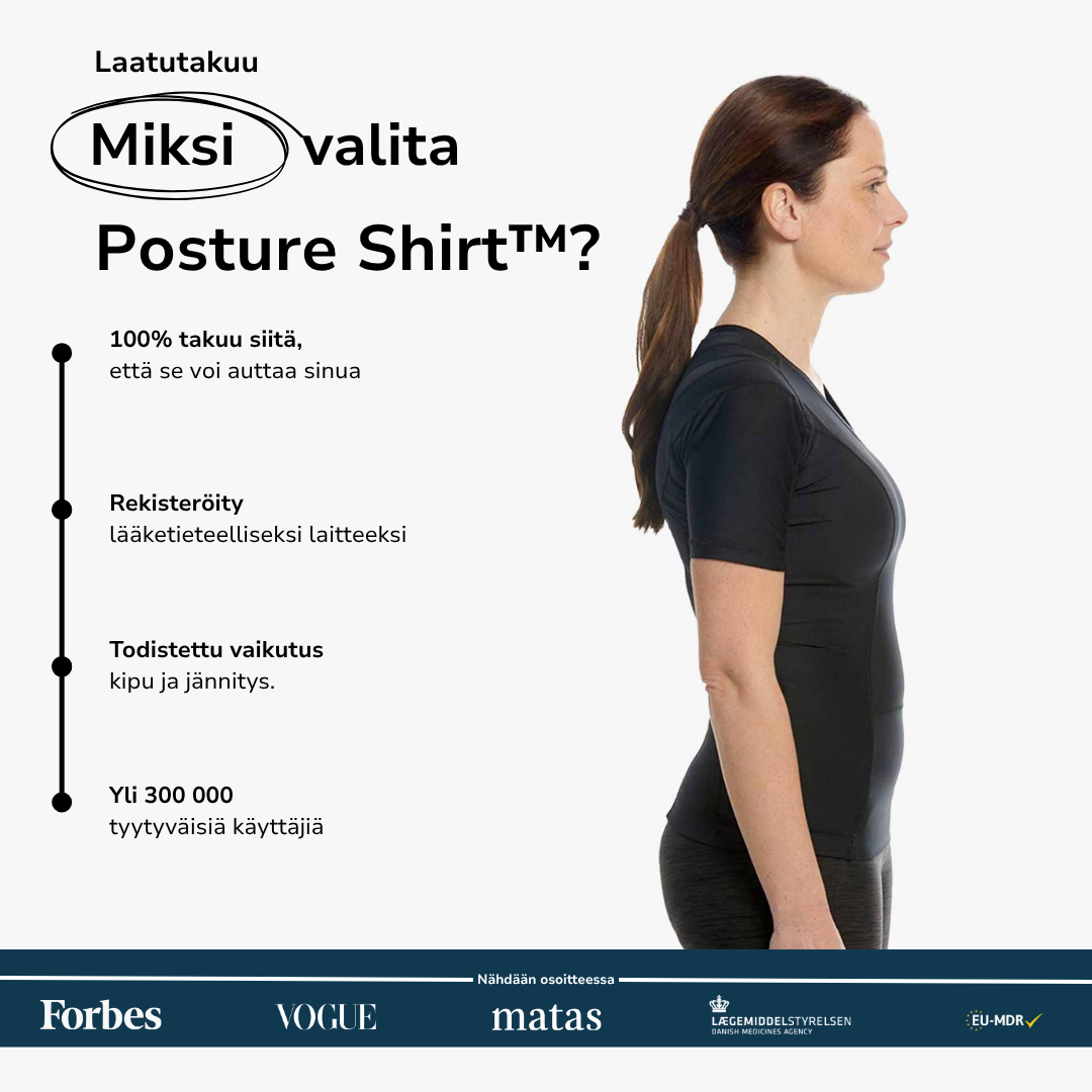 Women's Posture Shirt™ Zipper - Musta