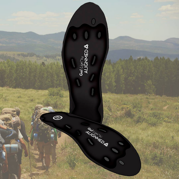 geelillä varustetut kengänpohjalliset juoksuun ja vaellukseen