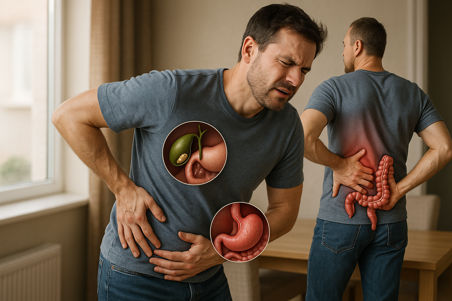 Tunnista vatsan ja selän oikeanpuoleisen kivun piilevät syyt ja helpotuskeinot