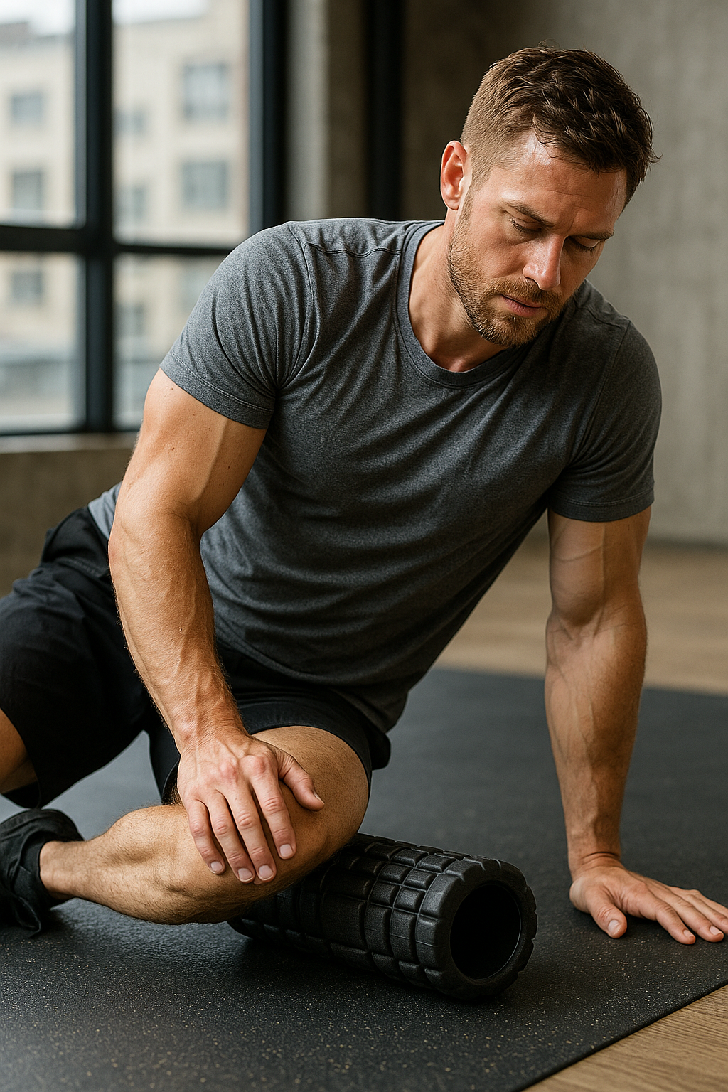 Foam roller -harjoituslukija: tehokkaat liikkeet reisien rentouttamiseen