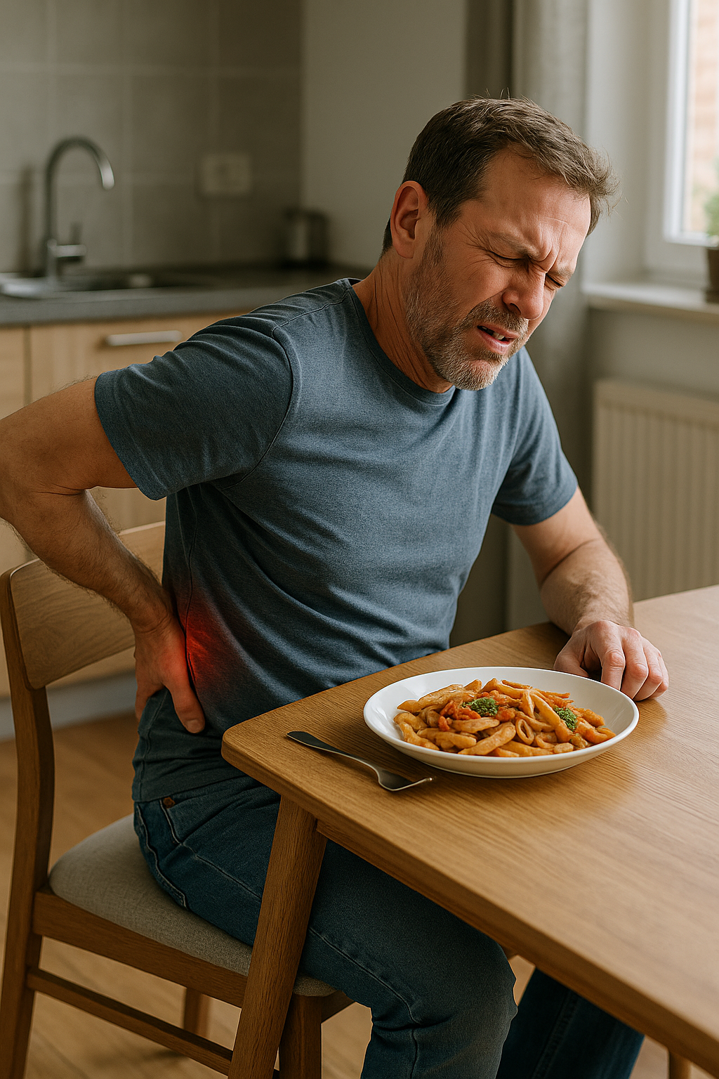 Selkäkipu aterian jälkeen? Löydä helpotusta ja syyt