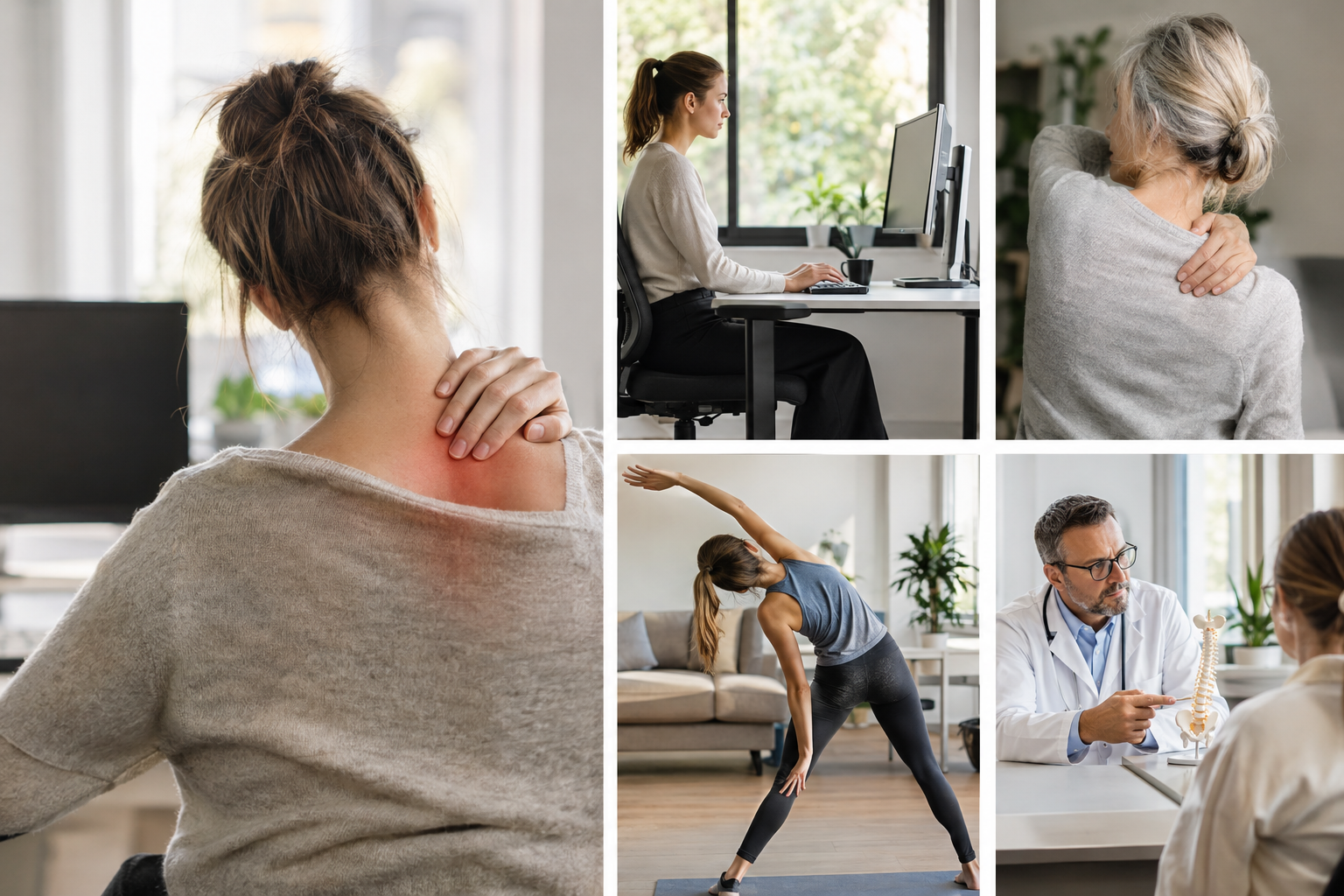 Taltuta yläselän kipu: tehokkaat kotikonstit ja ergonomiavinkit