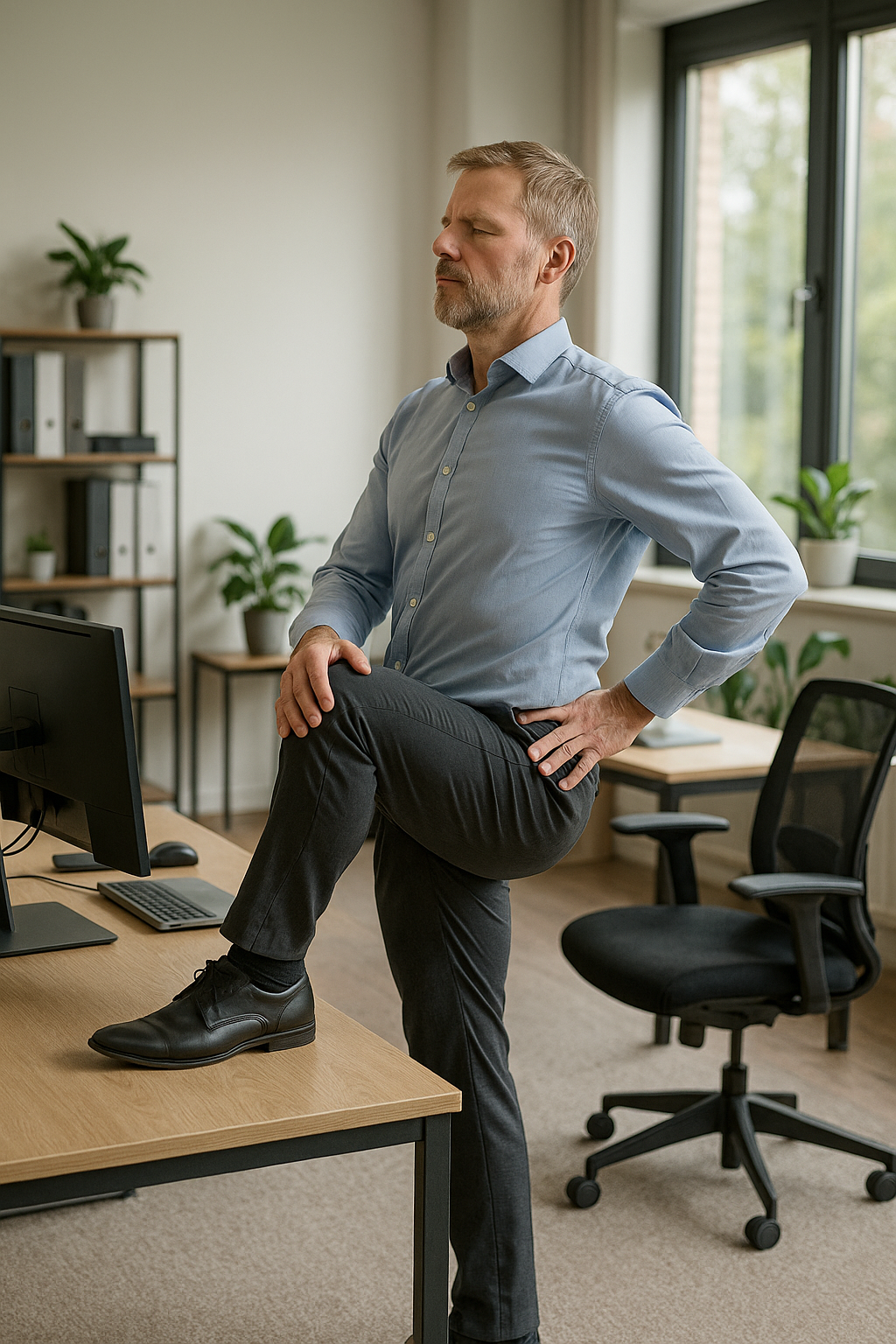 Lämmittely selkävaivojen ehkäisyyn: ergonominen rutiini toimistotyöläisille