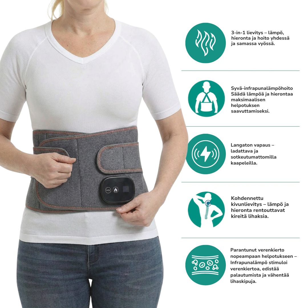 Infrapuna-lämmitysvyö