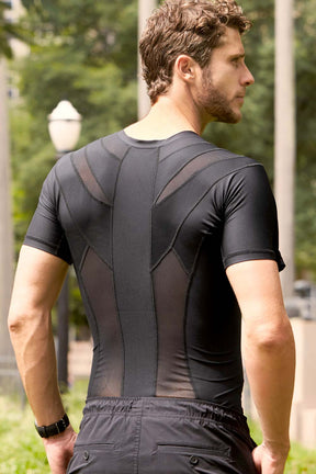 Men's Posture Shirt™ Zipper - Musta
