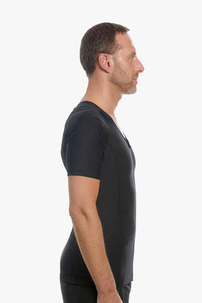 DEMO - Men's Posture Shirt™ Zipper - Musta