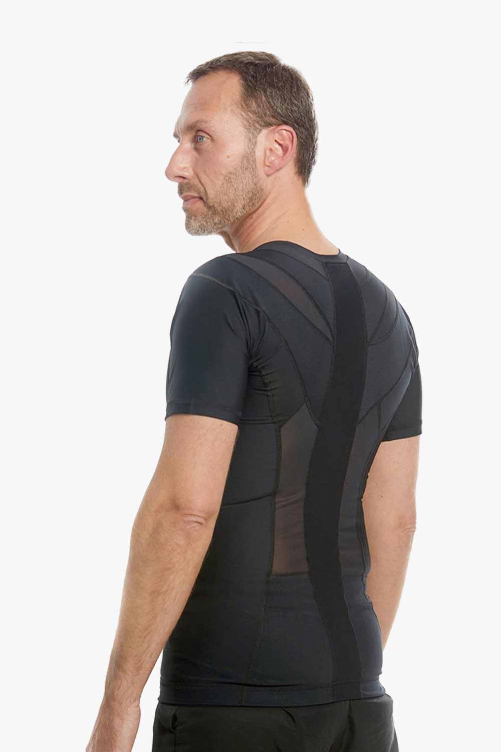 DEMO - Men's Posture Shirt™ Zipper - Musta