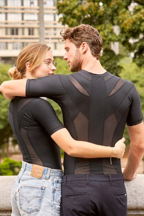 Women's Posture Shirt™ Zipper - Musta