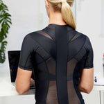 Women's Posture Shirt™ Zipper - Musta