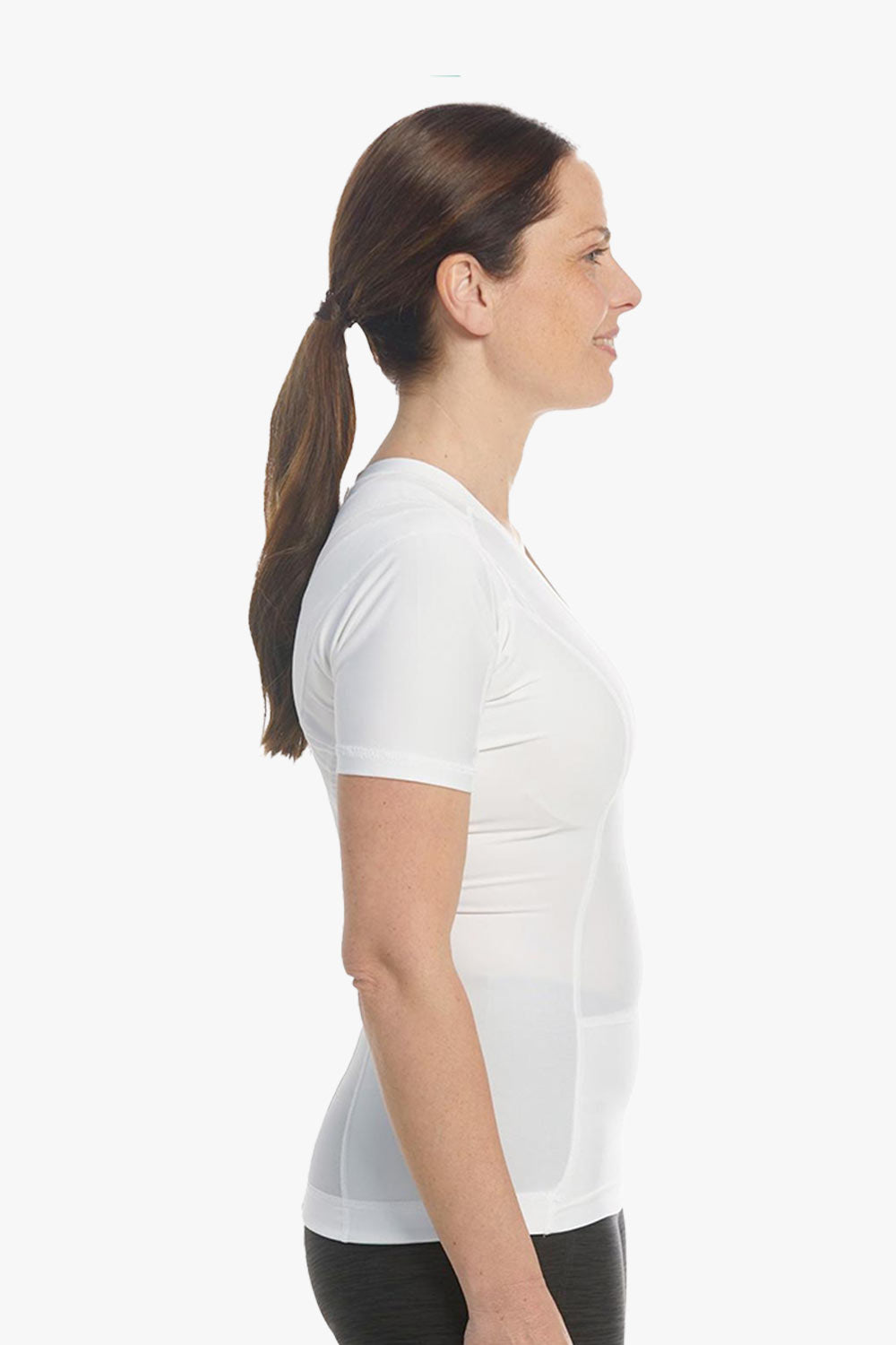 DEMO - Women's Posture Shirt™ Zipper - Musta